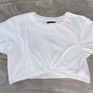 BDG white crop top